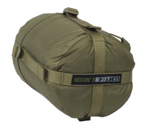 recon 3 sleeping bag - rated 23°f / -5°c (coyote tan)