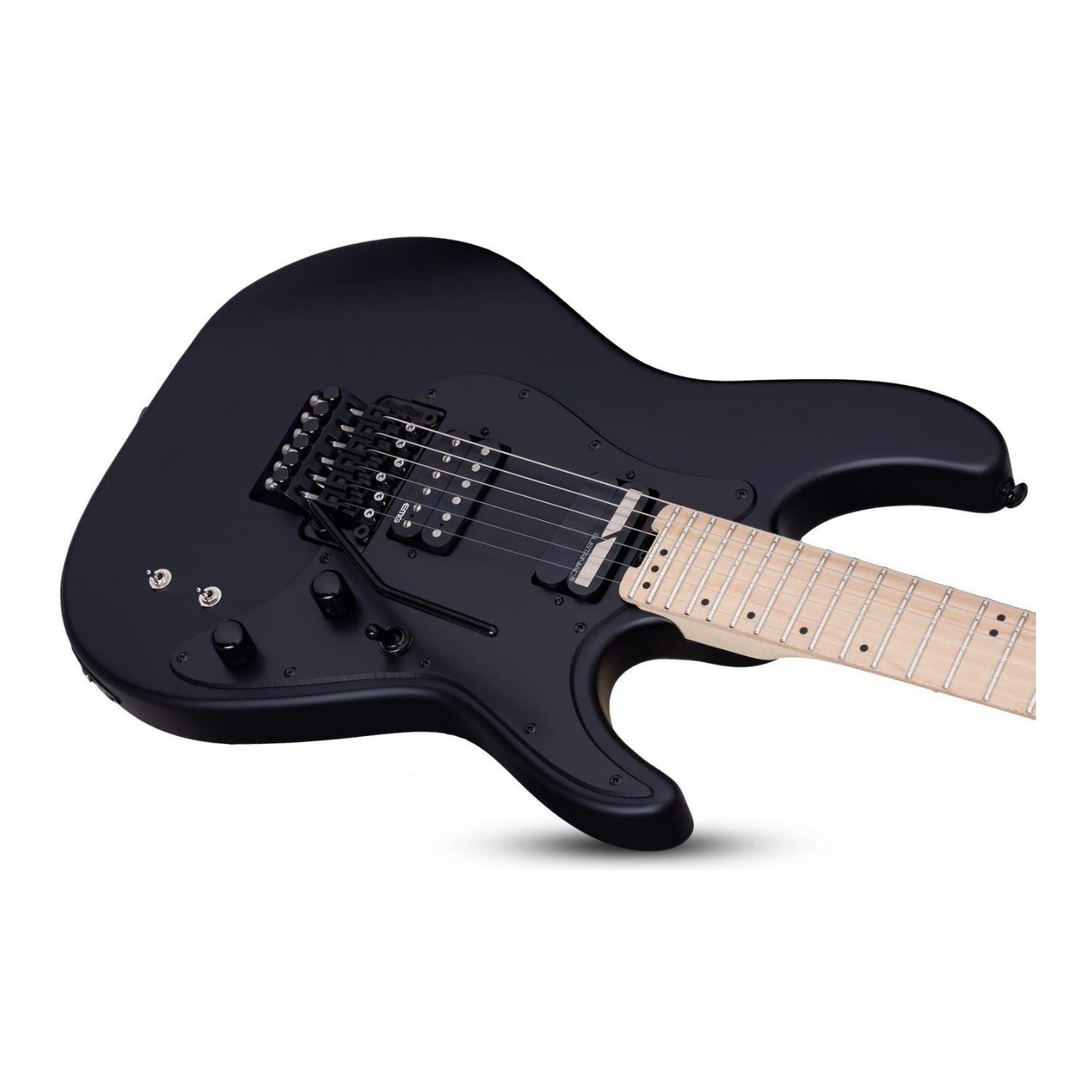 Schecter Sun Valley Super Shredder with Floyd Rose and Sustaniac - Satin Black