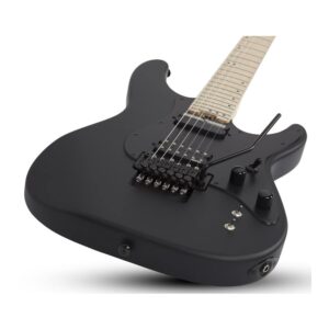 Schecter Sun Valley Super Shredder with Floyd Rose and Sustaniac - Satin Black