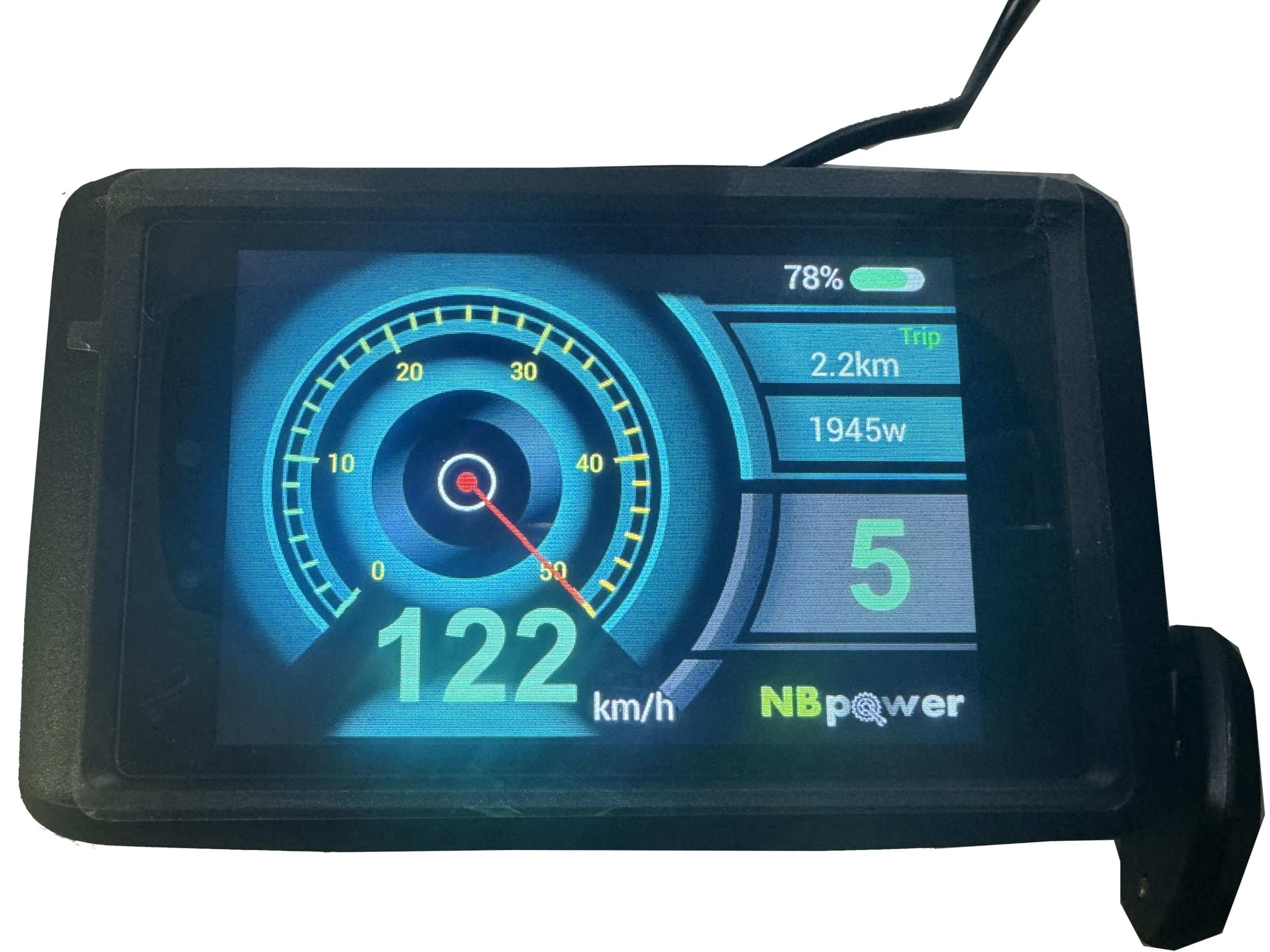 NBPOWER Programmable! TFT color display,48V-72v 150A 8000w electric bike controller sine wave system MQCON setting sabovton controller with brake,throttle,Pas and alram