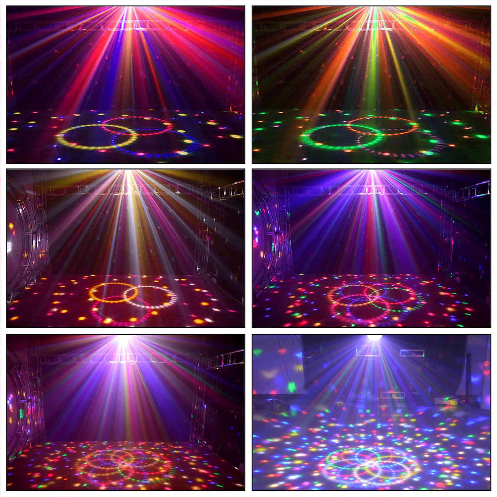 YouOKLight Disco Light, 9 Color LED Music Crystal Ball, Sound Activated, Remote Control, for Party, Home, Room, Dance, Birthday Gift, Kids Club