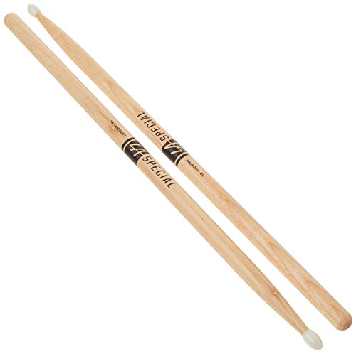 promark LA Specials - 5A Drumsticks - Drum Sticks Set for Acoustic Drums or Electronic Drums - Oval Nylon Tip - Hickory Drum Sticks - Consistent Weight and Pitch - Made in the USA - 3 Pairs