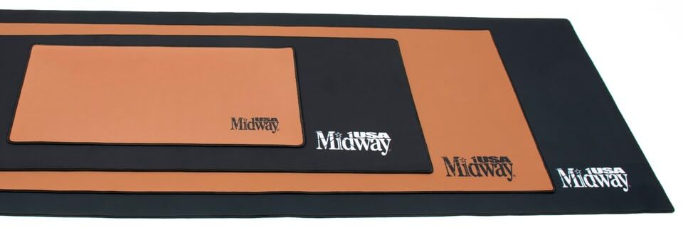 MidwayUSA Gun Cleaning Mat Extra Large 24" x 65" Brown