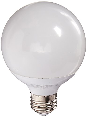 Feit Electric LED G25 Globe with a Medium E26 Base Light Bulb - 60W Equivalent - 10 Year Life - 650 Lumen - 3000K Warm White - Non-Dimmable | 3-Pack