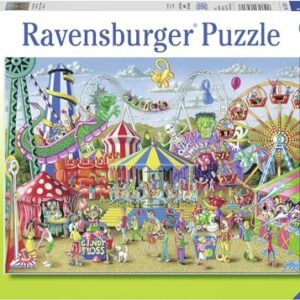 Ravensburger Fun at The Carnival - Engaging 300 Piece Jigsaw Puzzle for Kids | Unique Piece Design | Anti-Glare Surface | Perfect Skill-Building Game for Toddlers and Kids | Model Number: 13231