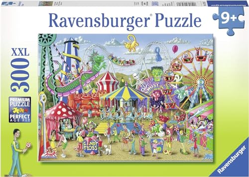 Ravensburger Fun at The Carnival - Engaging 300 Piece Jigsaw Puzzle for Kids | Unique Piece Design | Anti-Glare Surface | Perfect Skill-Building Game for Toddlers and Kids | Model Number: 13231