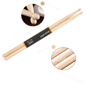 WOGOD 5A Drum Sticks Maple Drumsticks (Two pair)