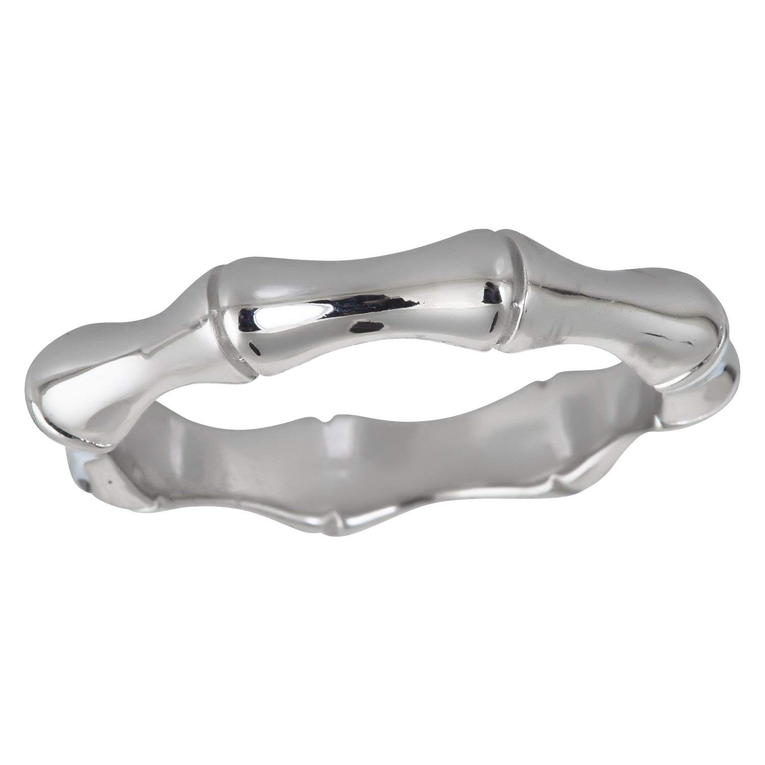 Sterling Silver Bamboo Fashion Ring