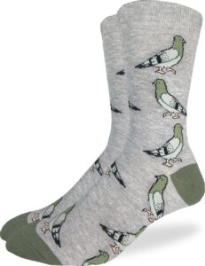 good luck sock men's pigeon socks, adult, shoe size 7-12