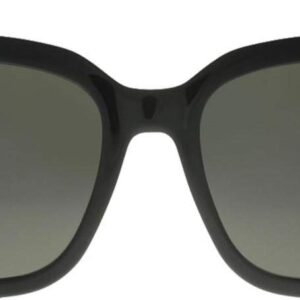 Gucci Women's GG0034S 001 Sunglasses, Black (Black/Grey), 54, Black (Black/Grey)