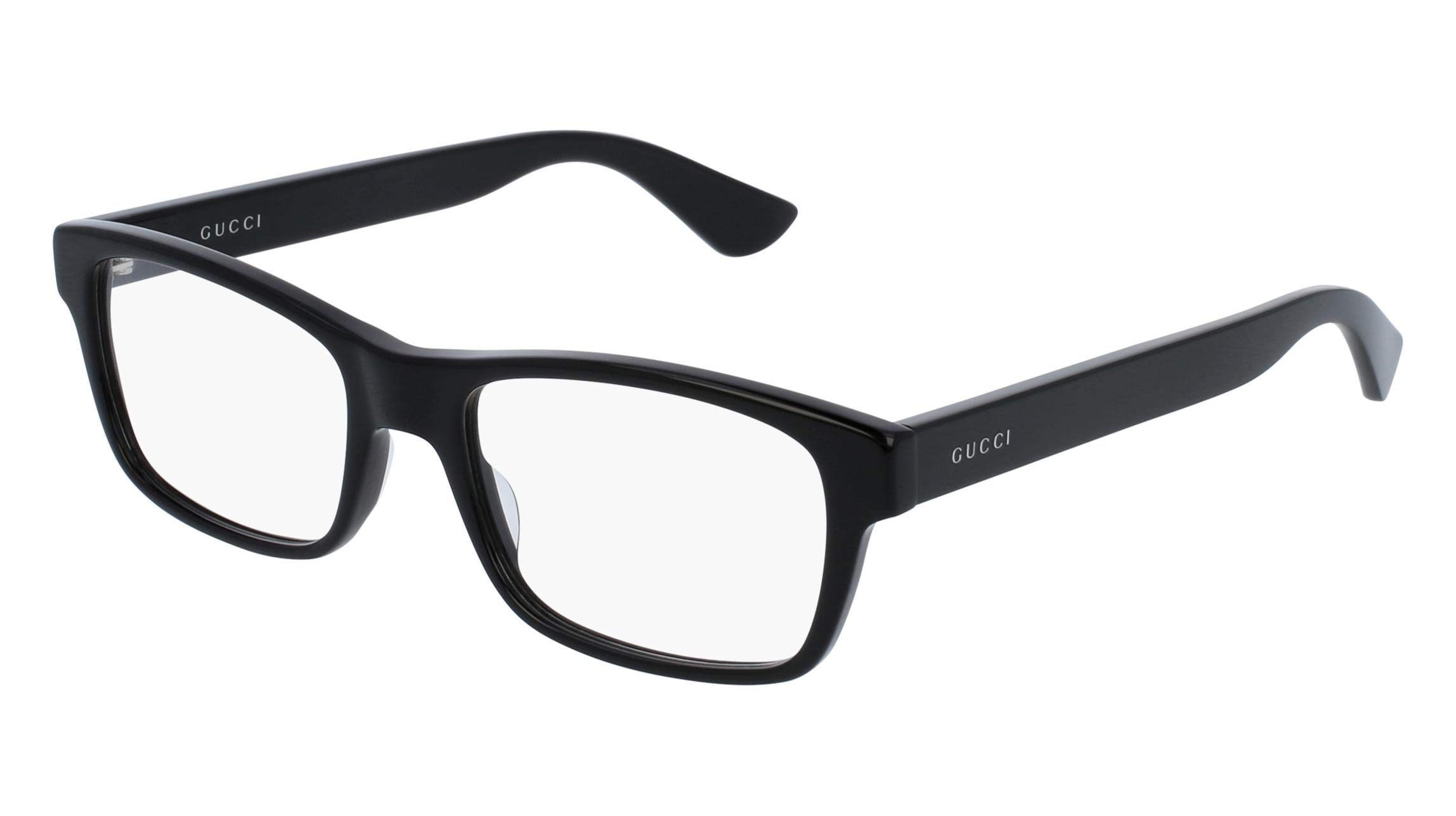 Gucci GG0006O Optical Frame 001 Black Black Transparent 53 mm