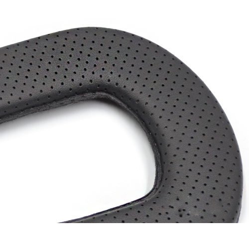 TamBee Vive Sponge Mat Breathable PU Face Foam Replacement for HTC Vive Headset PU Leather with Holes Eye Mask Black - 12mm