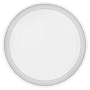 Corelle 1127003 Mystic Gray Chip & Break Resistant 12pc Dinner Set, Service for 4, Grey, 27.94 x 12.38 x 26.67 cm