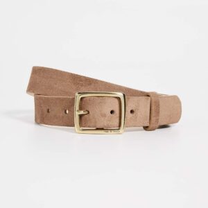 rag & bone Women's Boyfriend Belt, Camel, Tan, M