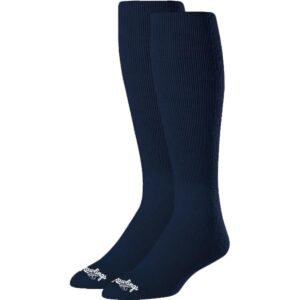 rawlings baseball/softball socks | 2 pair | navy blue | large