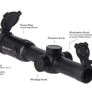 Primary Arms SLX 1-6x24 SFP Gen III Rifle Scope - Illuminated ACSS 5.56/5.45/.308