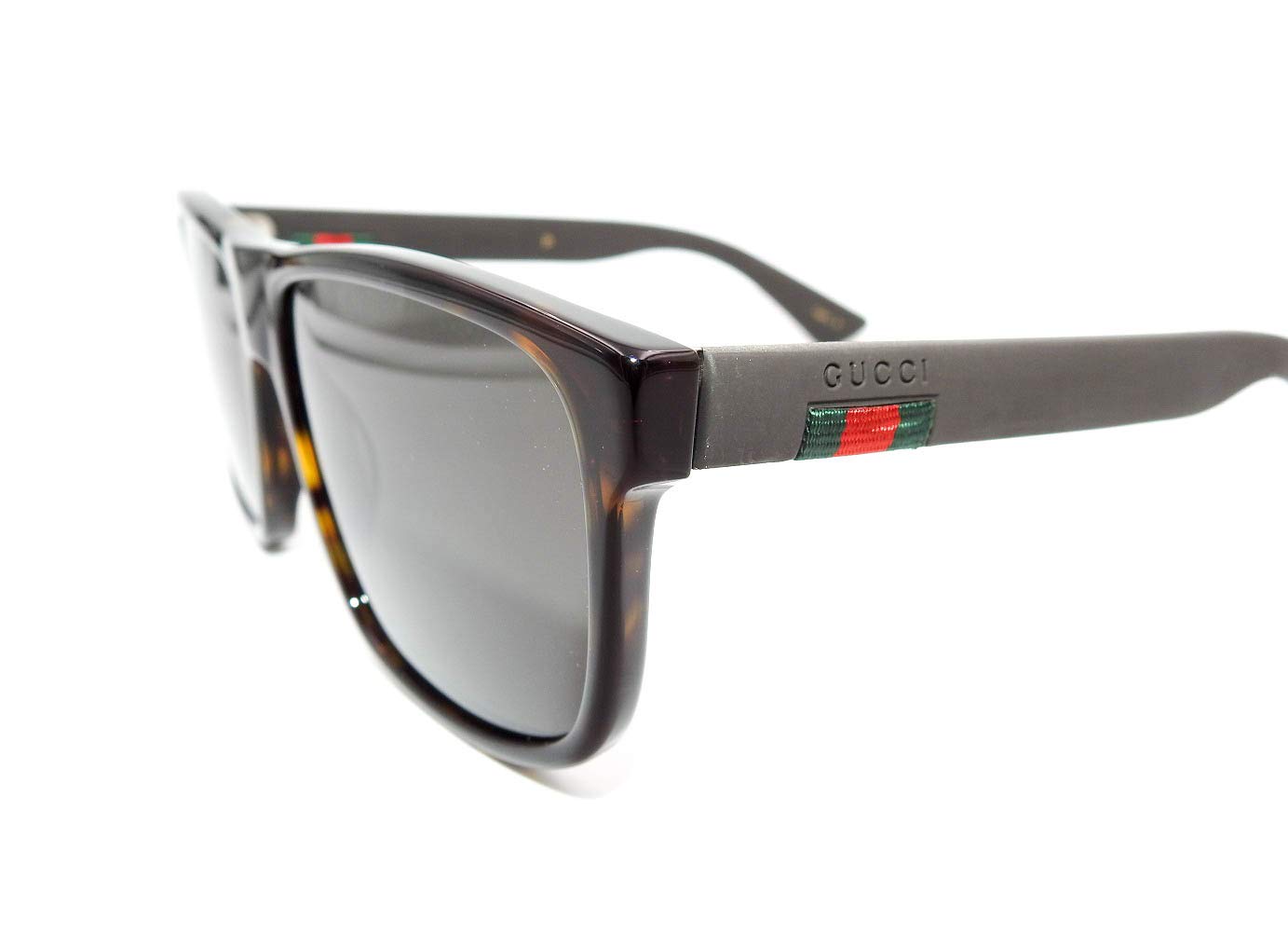 Gucci Polarized Grey Square Men's Sunglasses GG0010S 003 58