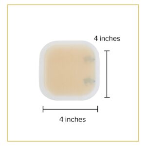 McKesson Hydrocolloid Dressing, Sterile, Film Backing, 4 in x 4 in, 10 Count, 1 Pack