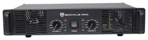 rockville rpa5 1000w peak / 400w rms (200 x 2) 2 channel power amplifier pro/dj amp