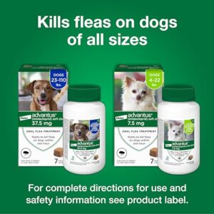 Advantus Dog Advantus Chewable Flea Treatment for Dogs 23 - 110 lbs. | 7 ct.