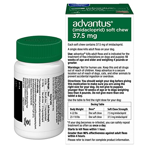 Advantus Dog Advantus Chewable Flea Treatment for Dogs 23 - 110 lbs. | 7 ct.