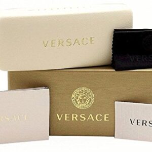 Versace VE1244-1399 Eyewear Frame PALE GOLD/GREY TRANSP W/DEMO LENS 53MM