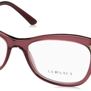 Versace VE 3224-5209 Eyeglasses,Transparent Violet w/Demo Lens, 54mm