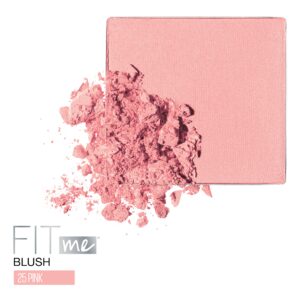 Maybelline Fit Me Blush, Lightweight, Smooth, Blendable, Long-lasting All-Day Face Enhancing Makeup Color, Pink, 1 Count