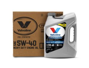 valvoline premium blue extreme sae 5w-40 full synthetic diesel engine oil 1 ga, case of 3