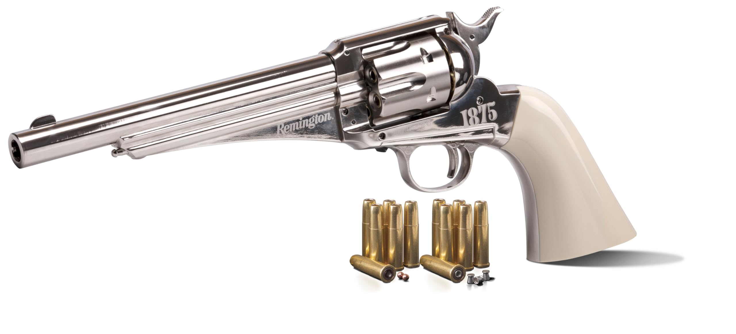 Remington RR1875 CO2-Powered Full Metal Pellet/BB Revolver