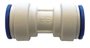 john guest speedfit 5/16 inch od union connector, push to connect plastic plumbing fitting, white, nc2112p