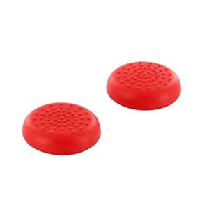 Analog Silicone Thumb Stick Grips Joystick Cap Cover for PS4 PS3 PS2 Xbox 360 Xbox One Game Controllers (Red)