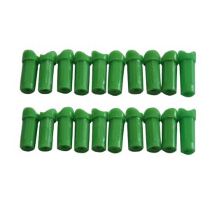 Jiexi Hwyp Half Moon Crossbow Arrow Nocks for ID 7.62mm Arrows Pack of 50 (green)