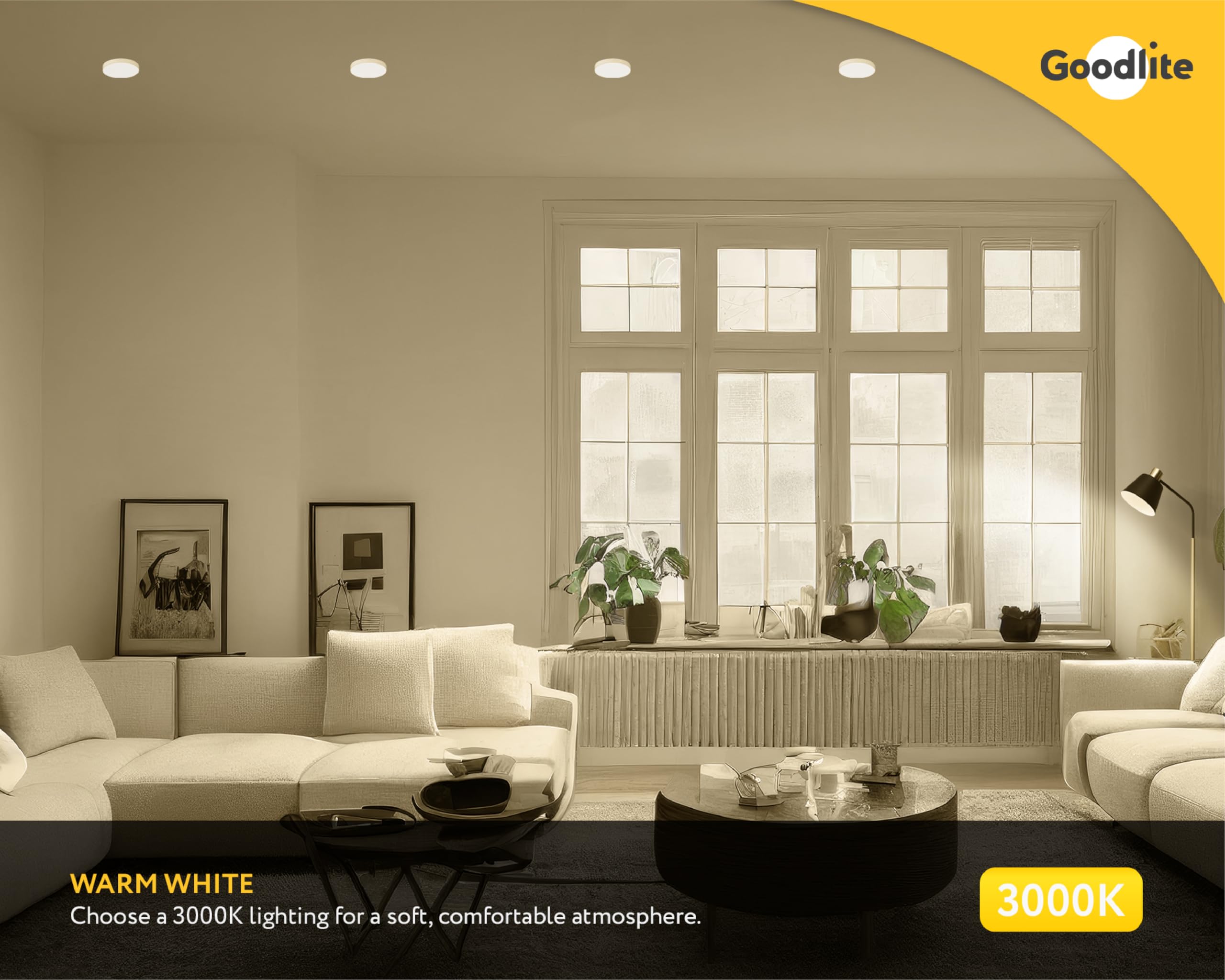 Goodlite G-83515 7.5W Led G9 120V 700 Lumens 300° Beam Angle, 60W Equal Light Bulb, 3000K Warm White Clear