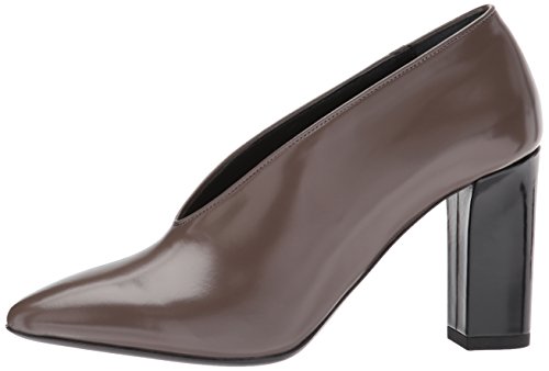 Via Spiga Women's Baran Block Heel Pump, Bark Leather, 5 M US