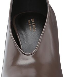 Via Spiga Women's Baran Block Heel Pump, Bark Leather, 5 M US