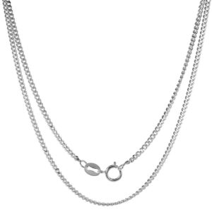 Sterling Silver St Jude Medal Necklace Oxidized finish Oval 24 inch 1.8mm Chain