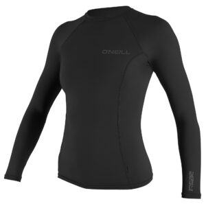 O'Neill Women's Thermo-X Long Sleeve Crew, Black, M