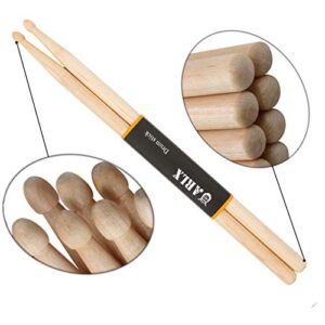 Drum Sticks 5A Wood Tip Drumstick (2 Pair Maple)