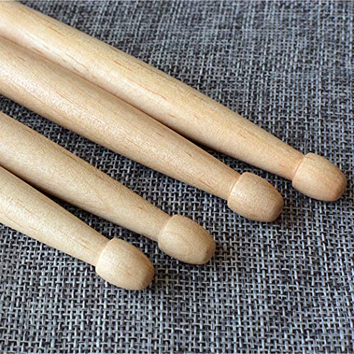 Drum Sticks 5A Wood Tip Drumstick (2 Pair Maple)