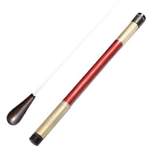 Music Band Conducting Baton Orchestra Baton Black Walnut Handle Baton with Tube case(Black Walnut Handle)