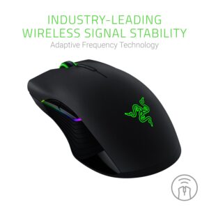 Razer Lancehead - Wireless Gaming Mouse: 16, 000 DPI Laser Sensor - Chroma RGB Lighting - 8 Programmable Buttons - Mechanical Switches