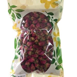 HerbsGreen Premium Dried Red Rose Buds, 100% Natural (4 oz. Bag)