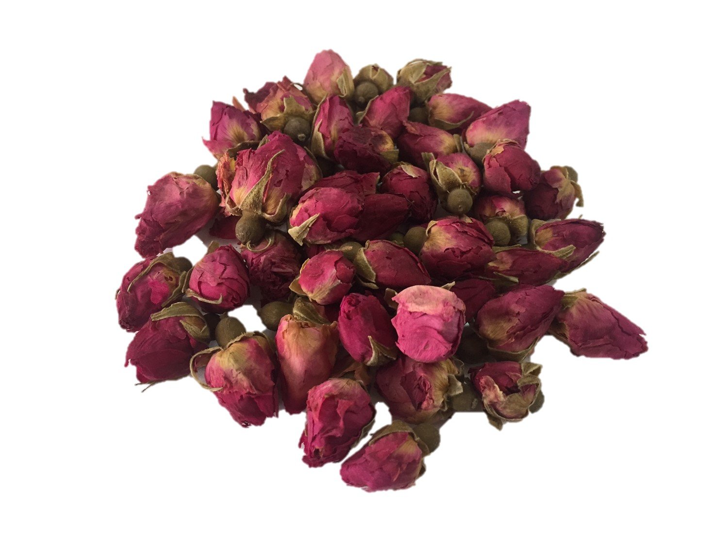 HerbsGreen Premium Dried Red Rose Buds, 100% Natural (4 oz. Bag)