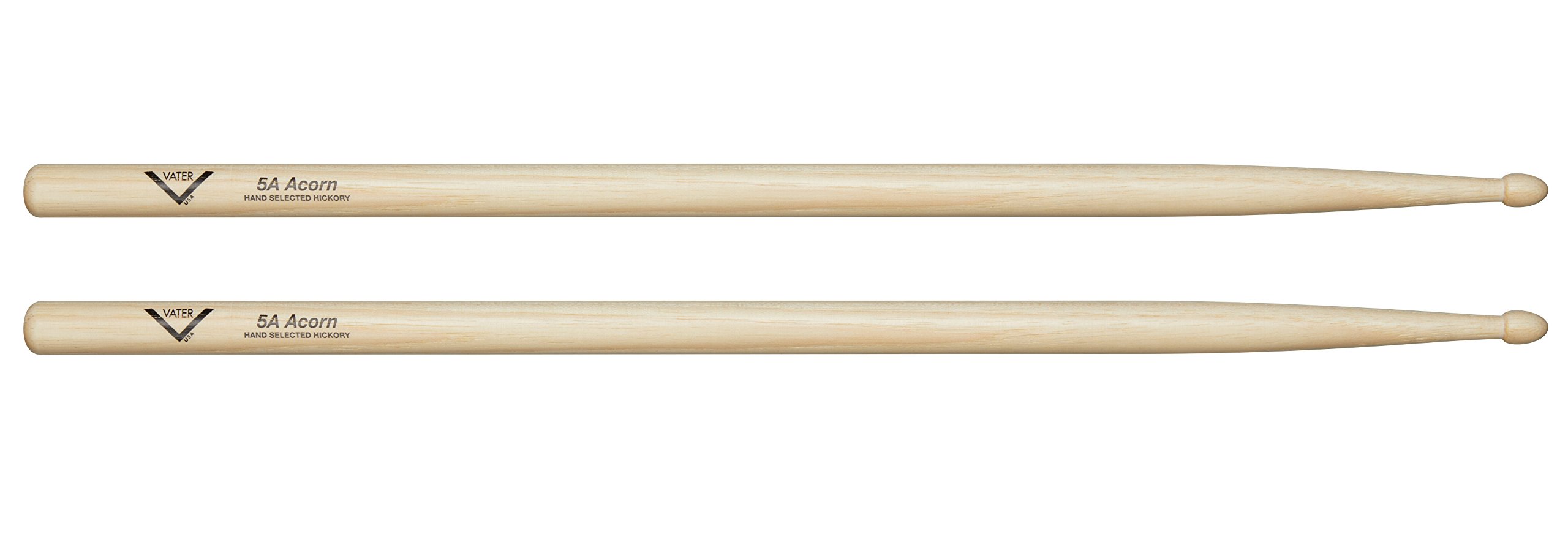 Vater 5A Acorn Tip Hickory Drum Sticks, Pair