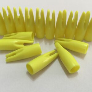 JIEXI HWYP Plastic Carbon Arrow Nocks for OD 6.9mm Arrow Shafts Pack of 50