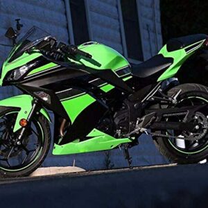 Green with Black Complete Fairing kit Bodywork Injection Molding Body Kits for K.awasaki Ninja 300 EX300R EX 300R EX-300R EX300A EX300B SE 2013 2014 2015 2016 2017 2018 Sportbike Accessories