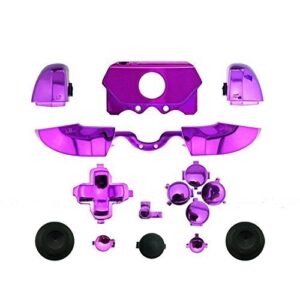 bumpers triggers buttons dpad lb rb lt rt for xbox one elite controller chrome purple