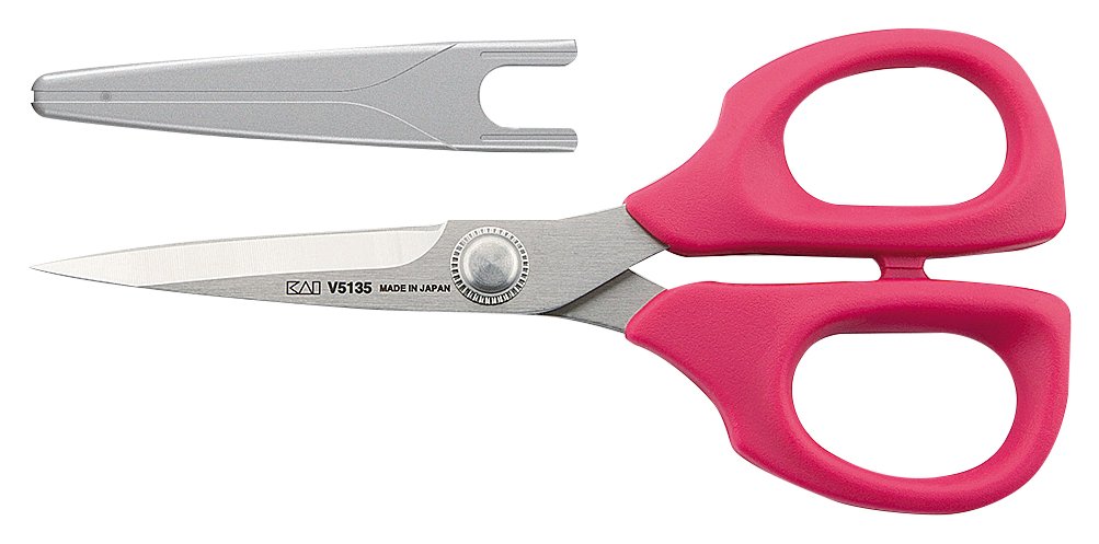 Kai V5135P Embroidery Scissors Handle Pink, 135 mm, Scissors