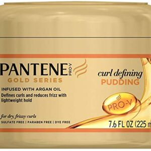 Pantene Gold Series Pudding Curl Defining 7.6 Ounce Jar (225ml) (2 Pack)